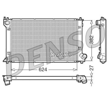 Chladič, chlazení motoru DENSO DRM50027