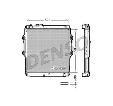 Chladič, chlazení motoru DENSO DRM50037