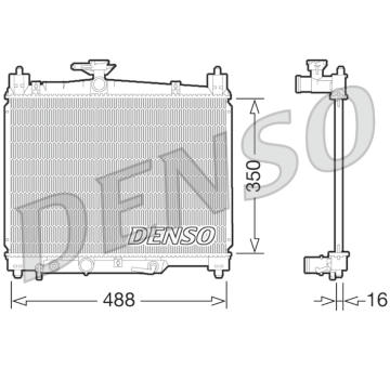 Chladič, chlazení motoru DENSO DRM50066