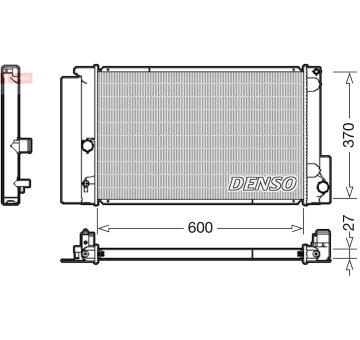 Chladič, chlazení motoru DENSO DRM50087