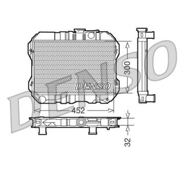 Chladič motora DENSO DRM50200