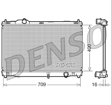 Chladič, chlazení motoru DENSO DRM51008