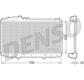 Chladič, chlazení motoru DENSO DRM51009