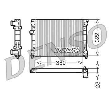 Chladič, chlazení motoru DENSO DRM99001