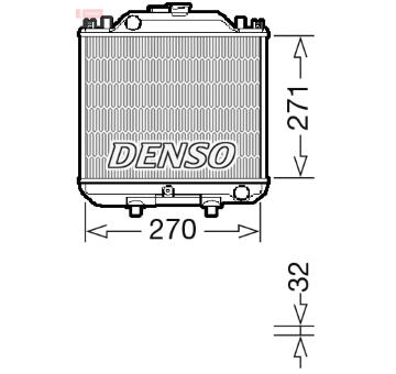 Chladič motora DENSO DRM99011