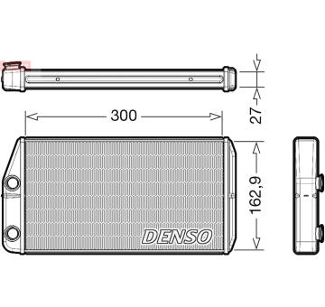 Výměník tepla, vnitřní vytápění DENSO DRR01002
