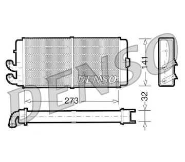 Vymenik tepla, Vnitrni vytapeni DENSO DRR02001