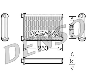 Vymenik tepla, Vnitrni vytapeni DENSO DRR05005