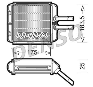 Vymenik tepla, Vnitrni vytapeni DENSO DRR08001