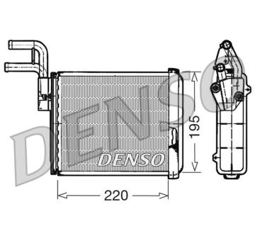 Vymenik tepla, Vnitrni vytapeni DENSO DRR09032
