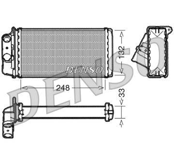 Výměník tepla, vnitřní vytápění DENSO DRR09050