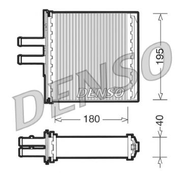 Výměník tepla, vnitřní vytápění DENSO DRR09061