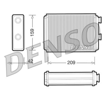 Vymenik tepla, Vnitrni vytapeni DENSO DRR09071
