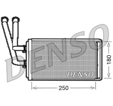 Výměník tepla, vnitřní vytápění DENSO DRR09100