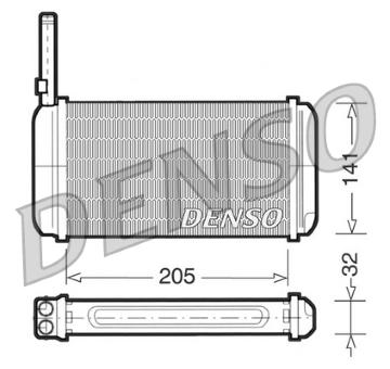 Vymenik tepla, Vnitrni vytapeni DENSO DRR10002