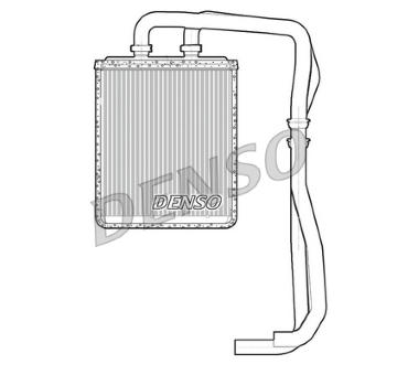 Výměník tepla, vnitřní vytápění DENSO DRR12011