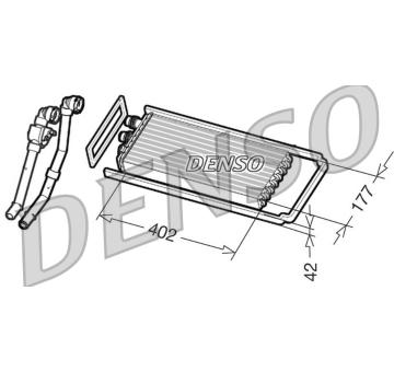 Výměník tepla, vnitřní vytápění DENSO DRR12101
