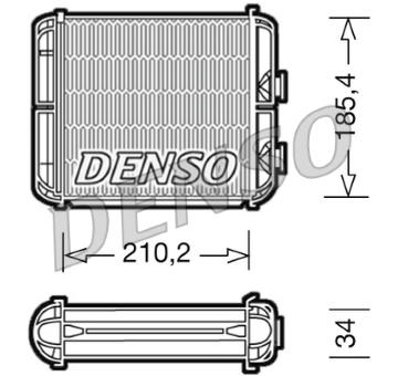 Výměník tepla, vnitřní vytápění DENSO DRR20003