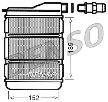 Výměník tepla, vnitřní vytápění DENSO DRR23011