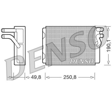 Vymenik tepla, Vnitrni vytapeni DENSO DRR33010