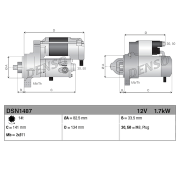 Startér DENSO DSN1487
