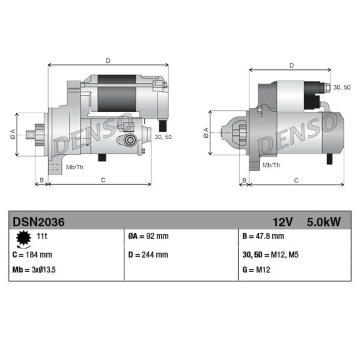 żtartér DENSO DSN2036