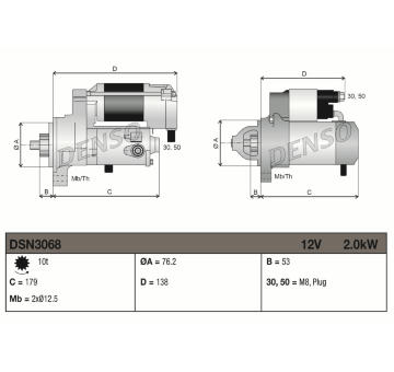 Startér DENSO DSN3068