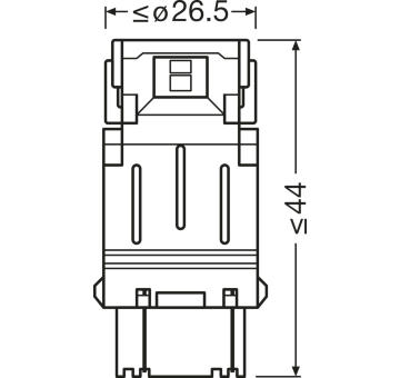 żiarovkapre denné svietenie ams-OSRAM 3157DRP-2BL
