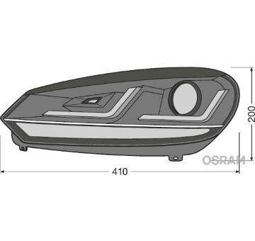 Hlavní světlomety - sada OSRAM LEDHL102-GTI