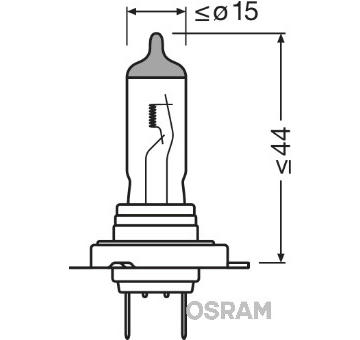 Zarovka, svetla pro denni sviceni OSRAM 62261SBP