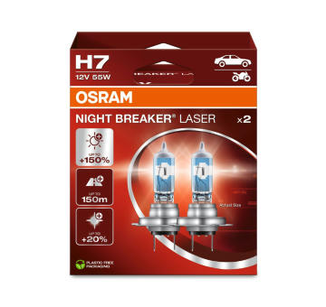 Žárovka, dálkové světlo / světlo denního provozu ams-OSRAM 64210NL-2HB