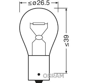 Žárovka, světlo zpátečky OSRAM 7529