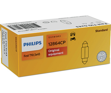 Žárovka, světlo pro čtení (interiér vozidla) PHILIPS 12864CP