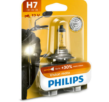 Philips Vision Moto 12972PRBW H7 PX26d 12V 55W