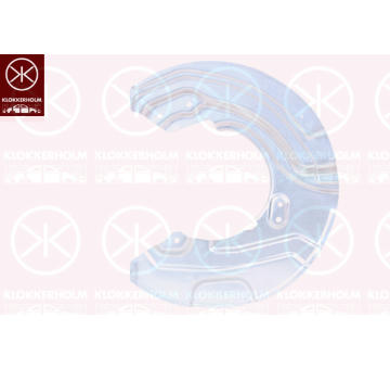 Ochranný plech proti rozstřikování, brzdový kotouč KLOKKERHOLM 0062373