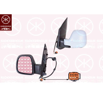Vnější zpětné zrcátko KLOKKERHOLM 05541043