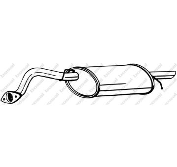 Zadní tlumič výfuku KLOKKERHOLM 141-195