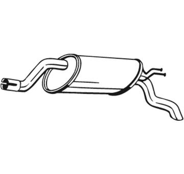 Zadní tlumič výfuku KLOKKERHOLM 148-097