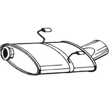 Zadní tlumič výfuku KLOKKERHOLM 190-317