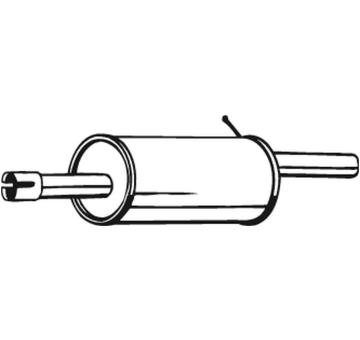 Zadní tlumič výfuku KLOKKERHOLM 200-077