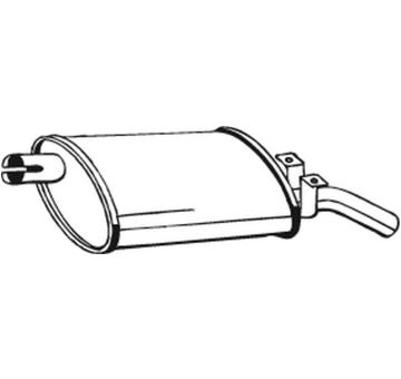 Zadní tlumič výfuku KLOKKERHOLM 200-953