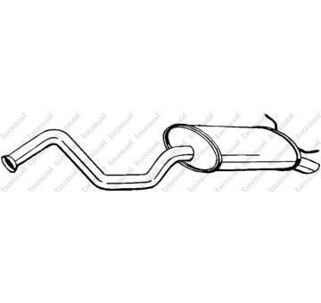 Zadní tlumič výfuku KLOKKERHOLM 278-769