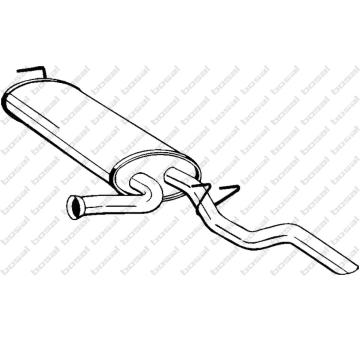 Zadní tlumič výfuku KLOKKERHOLM 279-911