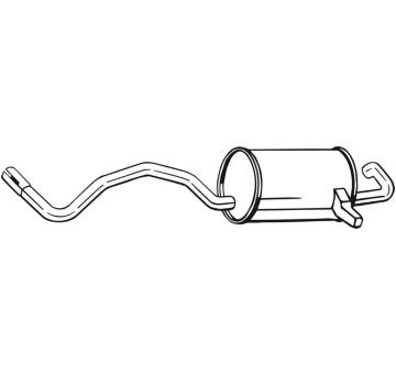 Zadní tlumič výfuku KLOKKERHOLM 279-569