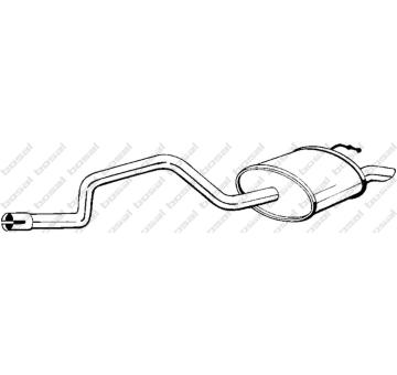 Zadní tlumič výfuku KLOKKERHOLM 281-043