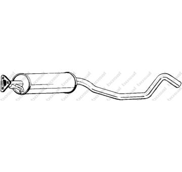 Střední tlumič výfuku KLOKKERHOLM 281-145