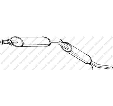 Zadní tlumič výfuku KLOKKERHOLM 281-643