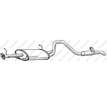 Zadní tlumič výfuku KLOKKERHOLM 286-059