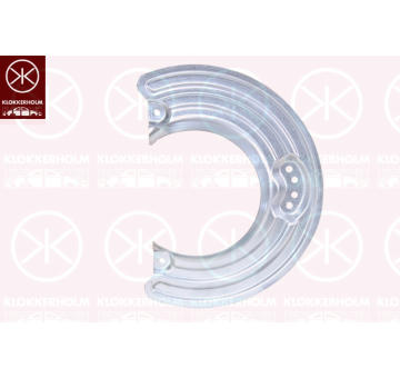 Ochranný plech proti rozstřikování, brzdový kotouč KLOKKERHOLM 3082379