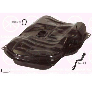 Palivová nádrž KLOKKERHOLM 3431007